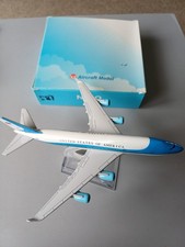 Listing image for Diecast Model Aircraft Airliner Boeing 747B VC25A Air Force One 1:450