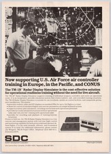 Listing image for SDC Vintage 1984 U.S. Air Force TM-1B Radar Display Simulator Print Ad