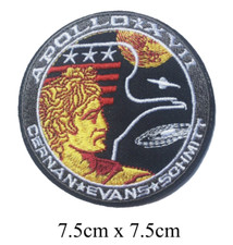Listing image for Apollo 17 NASA Space Moon Landing Mission Iron-On Motif Patch Child / Adult